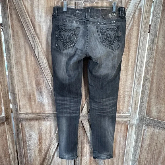 MEK Berlin Cigarette Jeans in Light Grey Wash - Picture 2 of 7